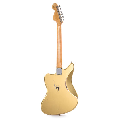 Fender Custom Shop 1962 Jaguar Relic Aztec Gold w/Painted Headcap Electric Guitars / Solid Body