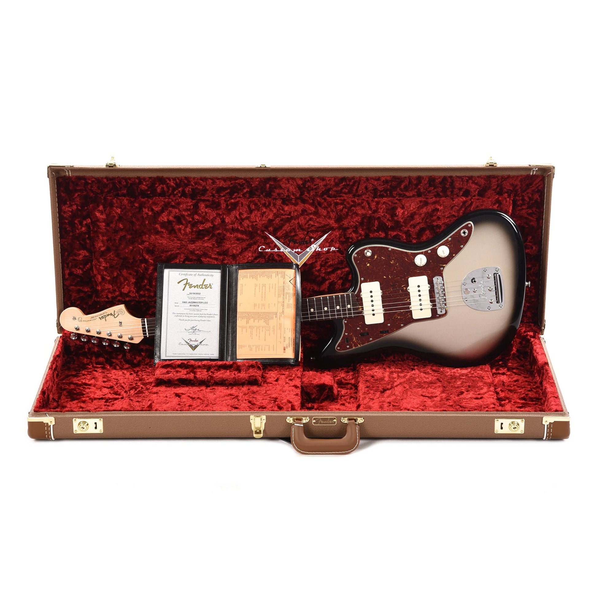 Fender Custom Shop 1962 Jazzmaster "Chicago Special" DCC Super Faded Aged Silverburst Electric Guitars / Solid Body