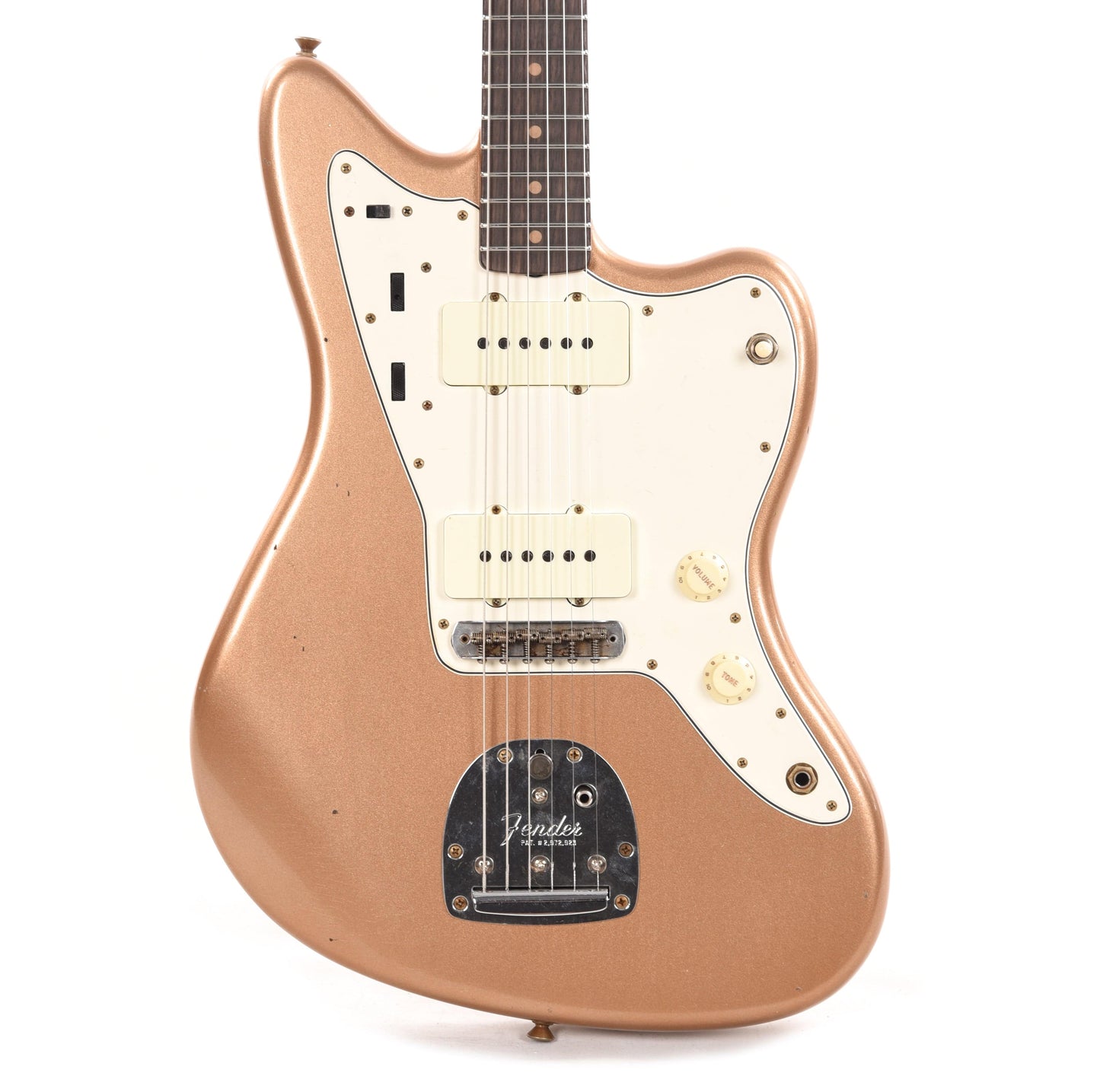 Fender Custom Shop 1962 Jazzmaster "Chicago Special" Journeyman Aged Firemist Gold w/Painted Headcap Electric Guitars / Solid Body