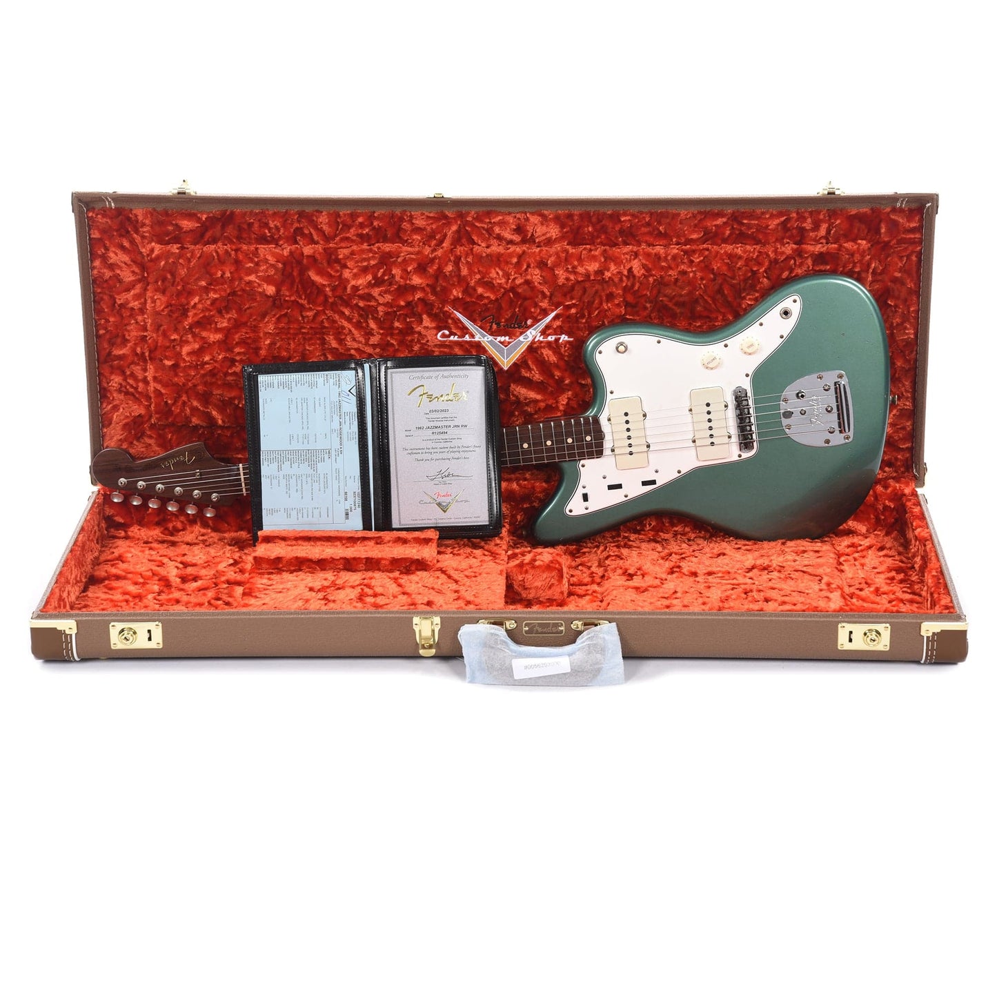 Fender Custom Shop 1962 Jazzmaster "Chicago Special" Journeyman Aged Sherwood Metallic w/Rosewood Neck Electric Guitars / Solid Body