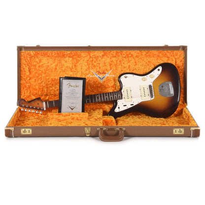 Fender Custom Shop 1962 Jazzmaster "Chicago Special" Journeyman Relic Wide Fade Chocolate 2-Tone Sunburst Electric Guitars / Solid Body