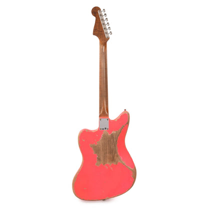 Fender Custom Shop 1962 Jazzmaster "Chicago Special" Super Heavy Relic Neon Pink w/Roasted Flame Neck & Painted Headcap Electric Guitars / Solid Body