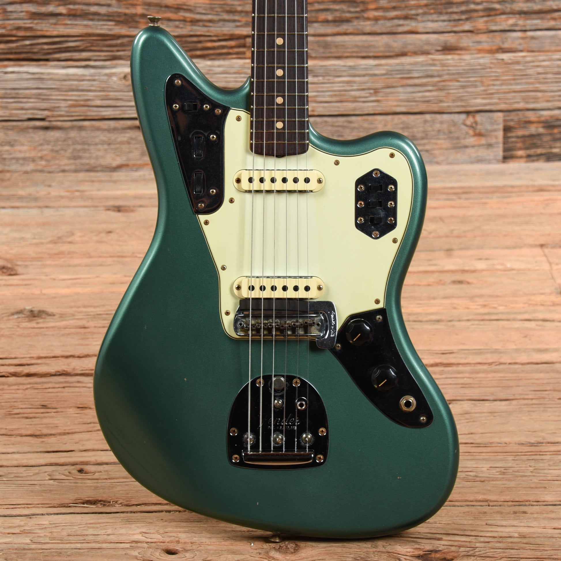 Fender Custom Shop 1963 Jaguar Journeyman Relic Faded Sherwood Green 2021 Electric Guitars / Solid Body