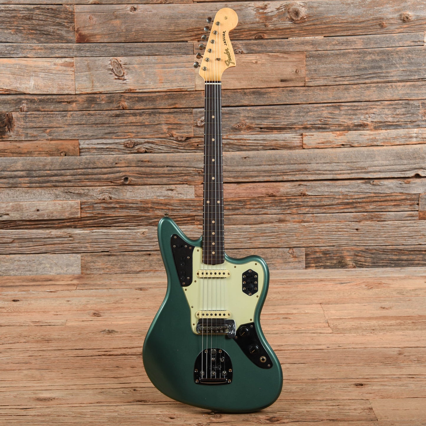 Fender Custom Shop 1963 Jaguar Journeyman Relic Faded Sherwood Green 2021 Electric Guitars / Solid Body