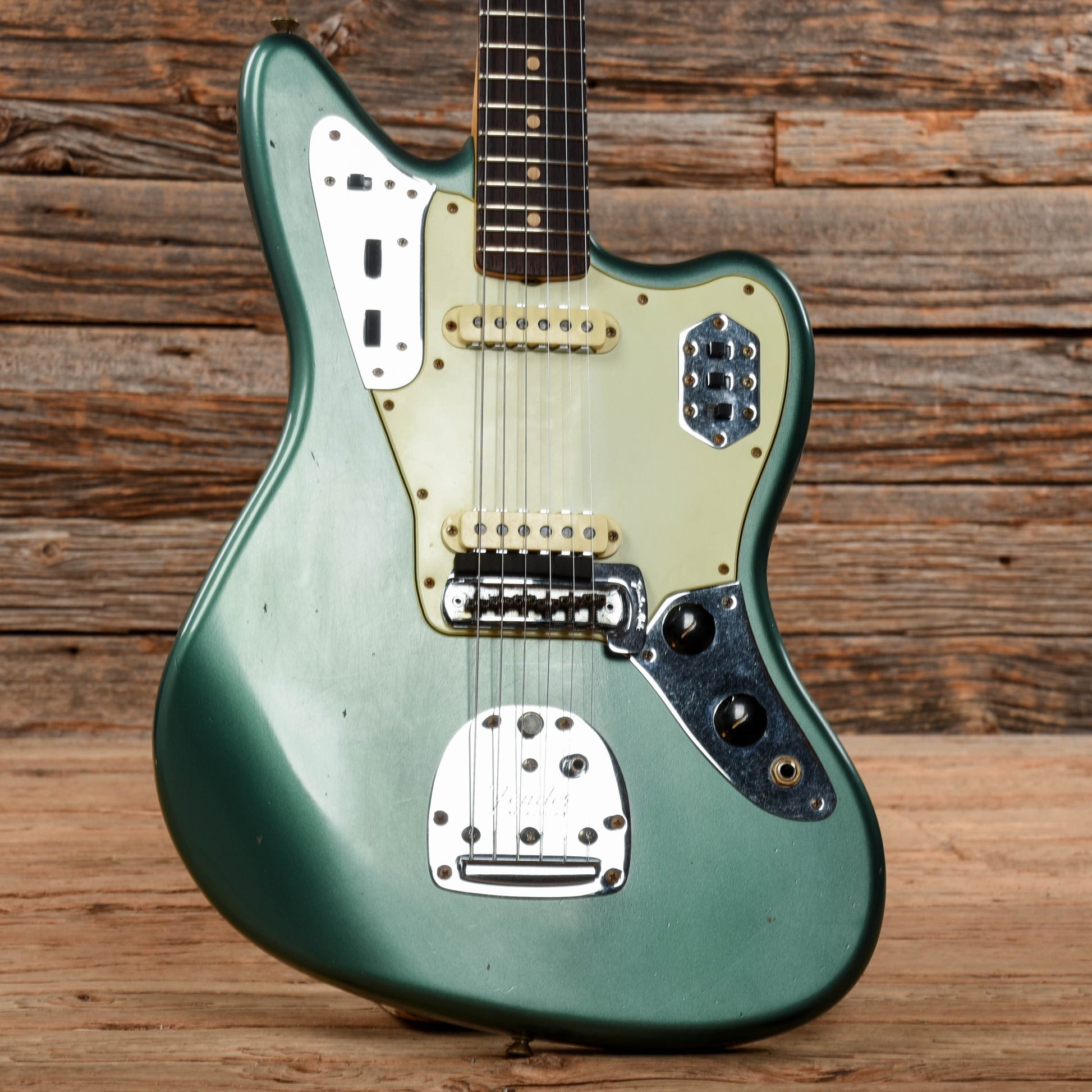 Fender Custom Shop 1963 Jaguar Journeyman Relic Faded Sherwood Green 2021 Electric Guitars / Solid Body