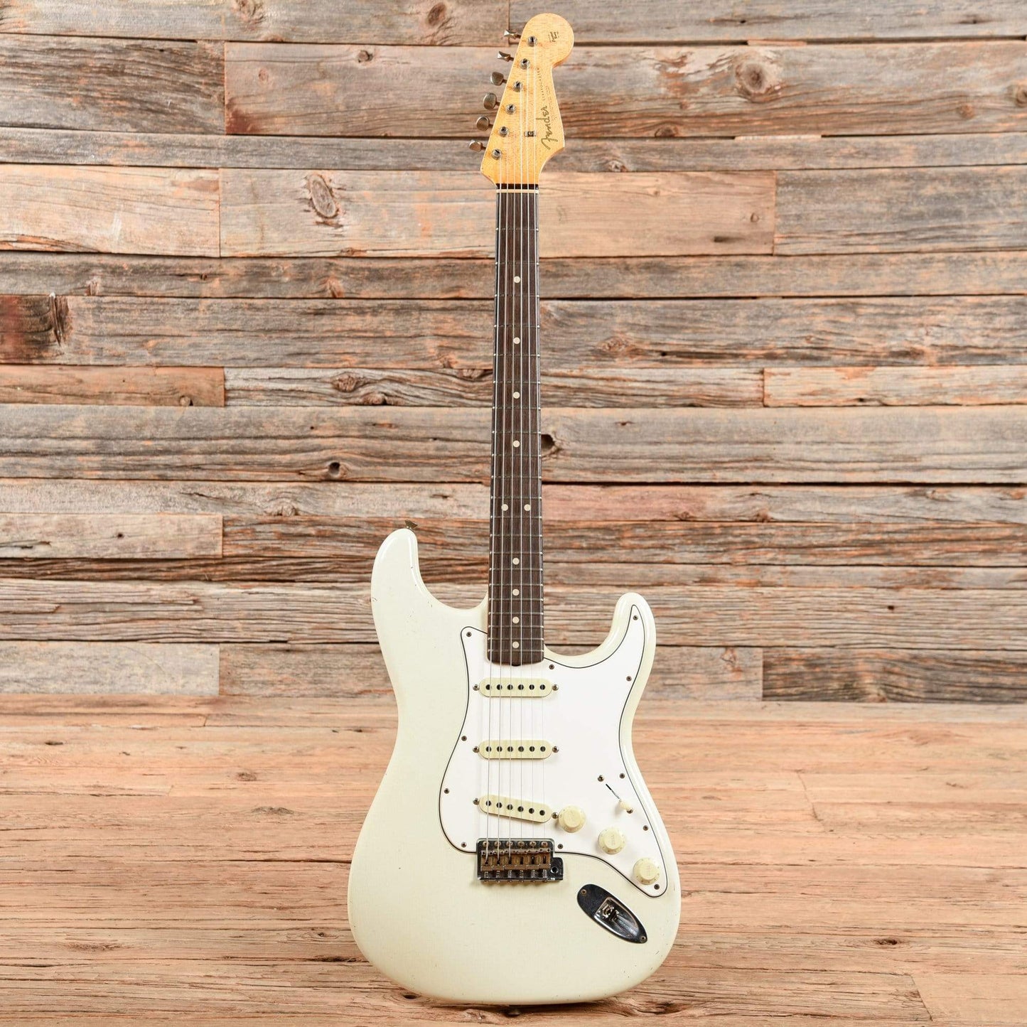 Fender Custom Shop 1963 Stratocaster Journeyman Relic Dennis Galuszka Aged Olympic White 2020 Electric Guitars / Solid Body