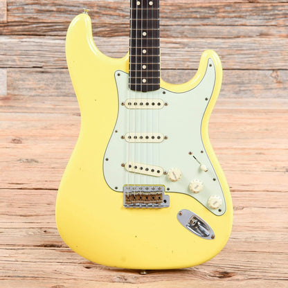 Fender Custom Shop 1963 Stratocaster Journeyman Relic Graffiti Yellow 2018 Electric Guitars / Solid Body