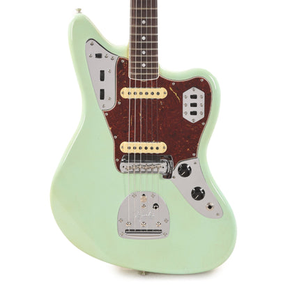 Fender Custom Shop 1966 Jaguar Deluxe Closet Classic Aged Surf Green Electric Guitars / Solid Body