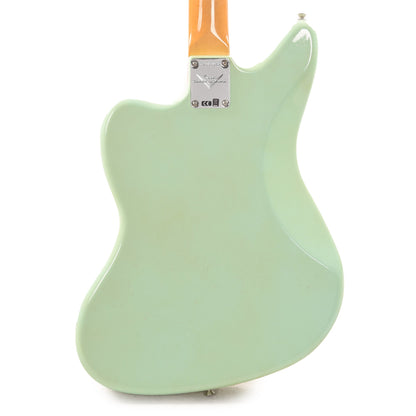 Fender Custom Shop 1966 Jaguar Deluxe Closet Classic Aged Surf Green Electric Guitars / Solid Body