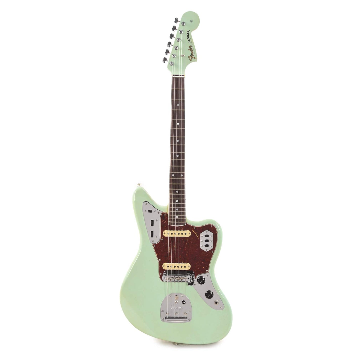 Fender Custom Shop 1966 Jaguar Deluxe Closet Classic Aged Surf Green Electric Guitars / Solid Body