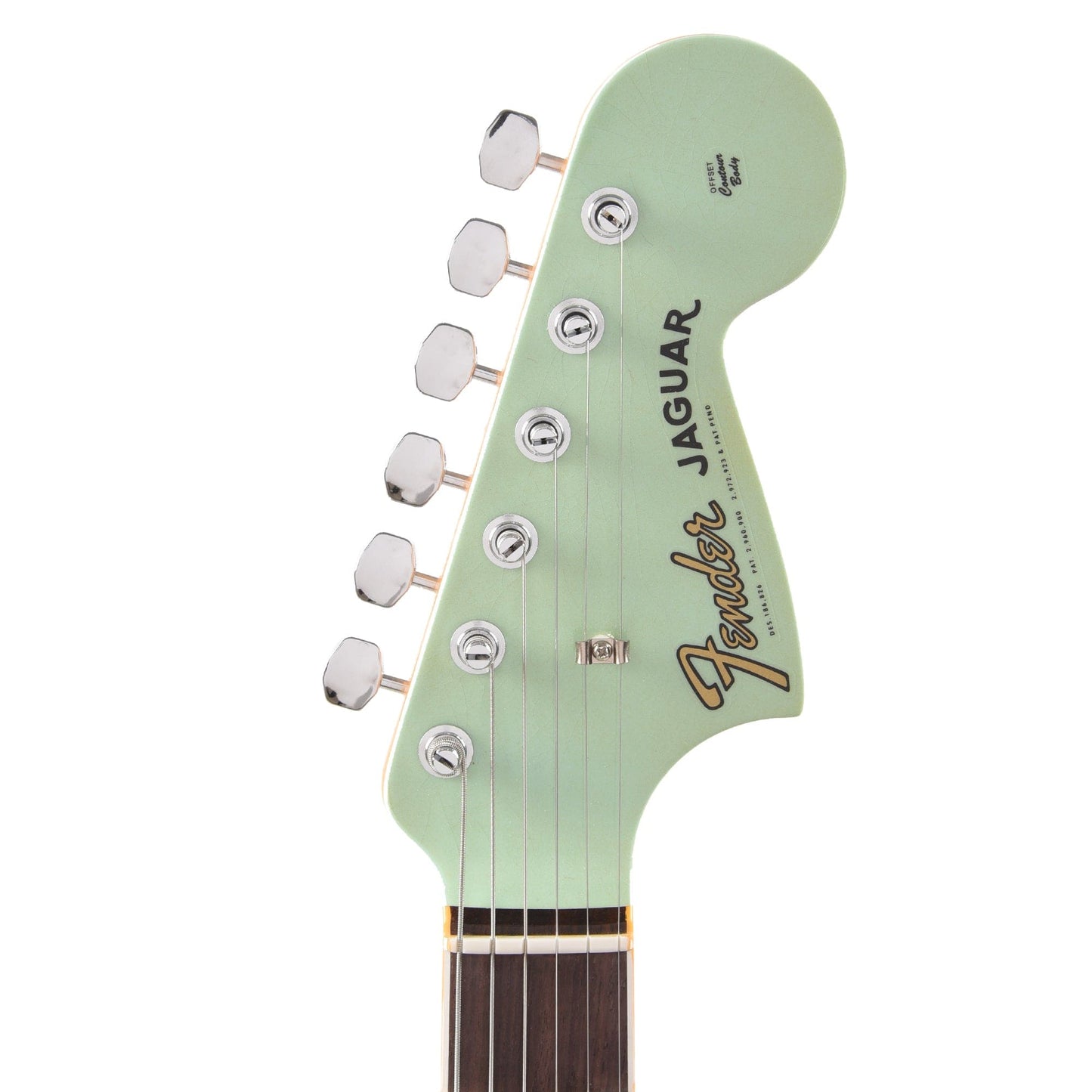 Fender Custom Shop 1966 Jaguar Deluxe Closet Classic Aged Surf Green Electric Guitars / Solid Body