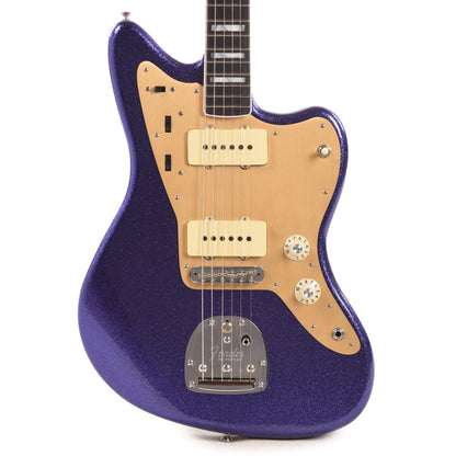 Fender Custom Shop 1966 Jazzmaster "Chicago Special" Deluxe Closet Classic Aged Purple Sparkle Flake w/Gold Anodized Pickguard & Painted Headcap Electric Guitars / Solid Body