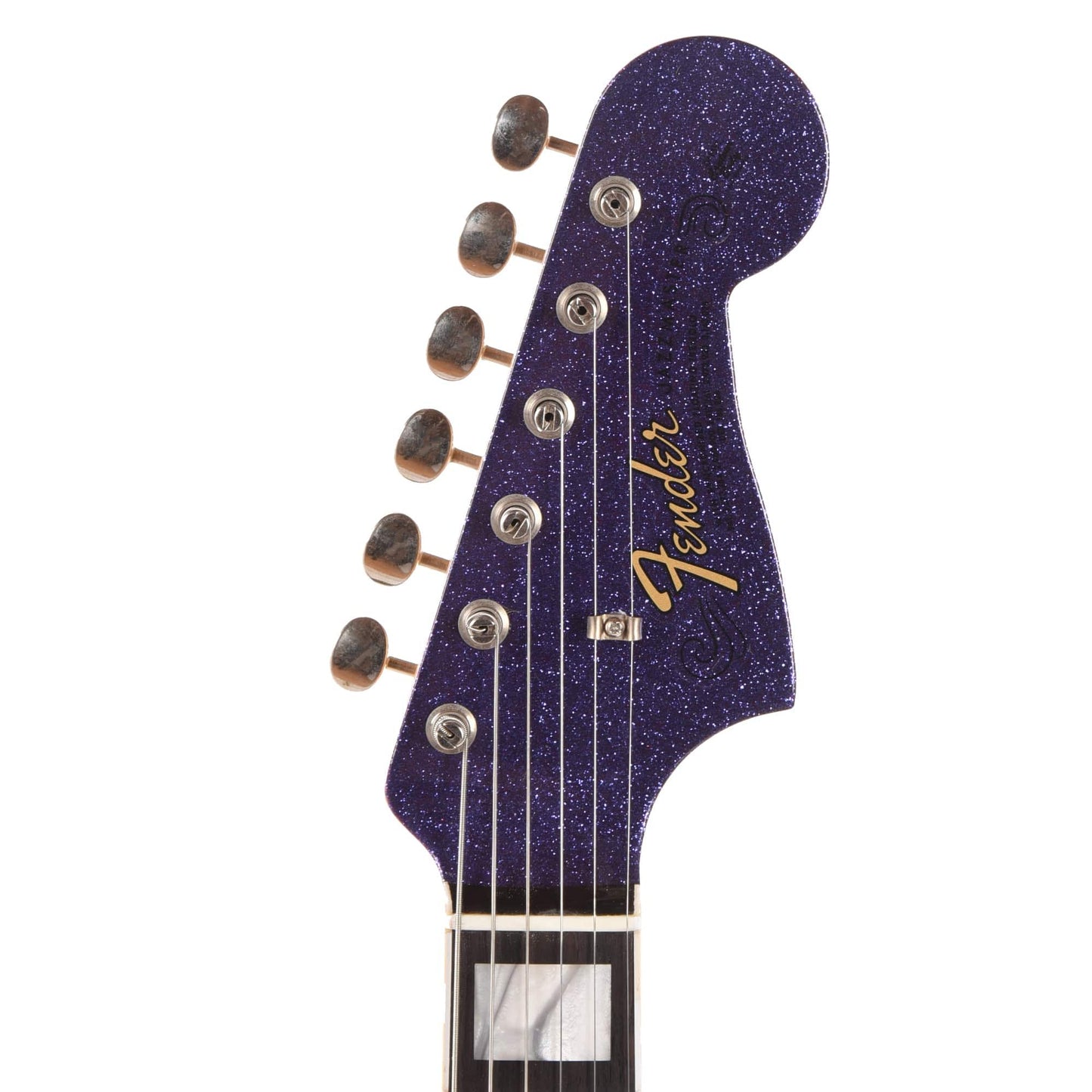 Fender Custom Shop 1966 Jazzmaster "Chicago Special" Deluxe Closet Classic Aged Purple Sparkle Flake w/Gold Anodized Pickguard & Painted Headcap Electric Guitars / Solid Body