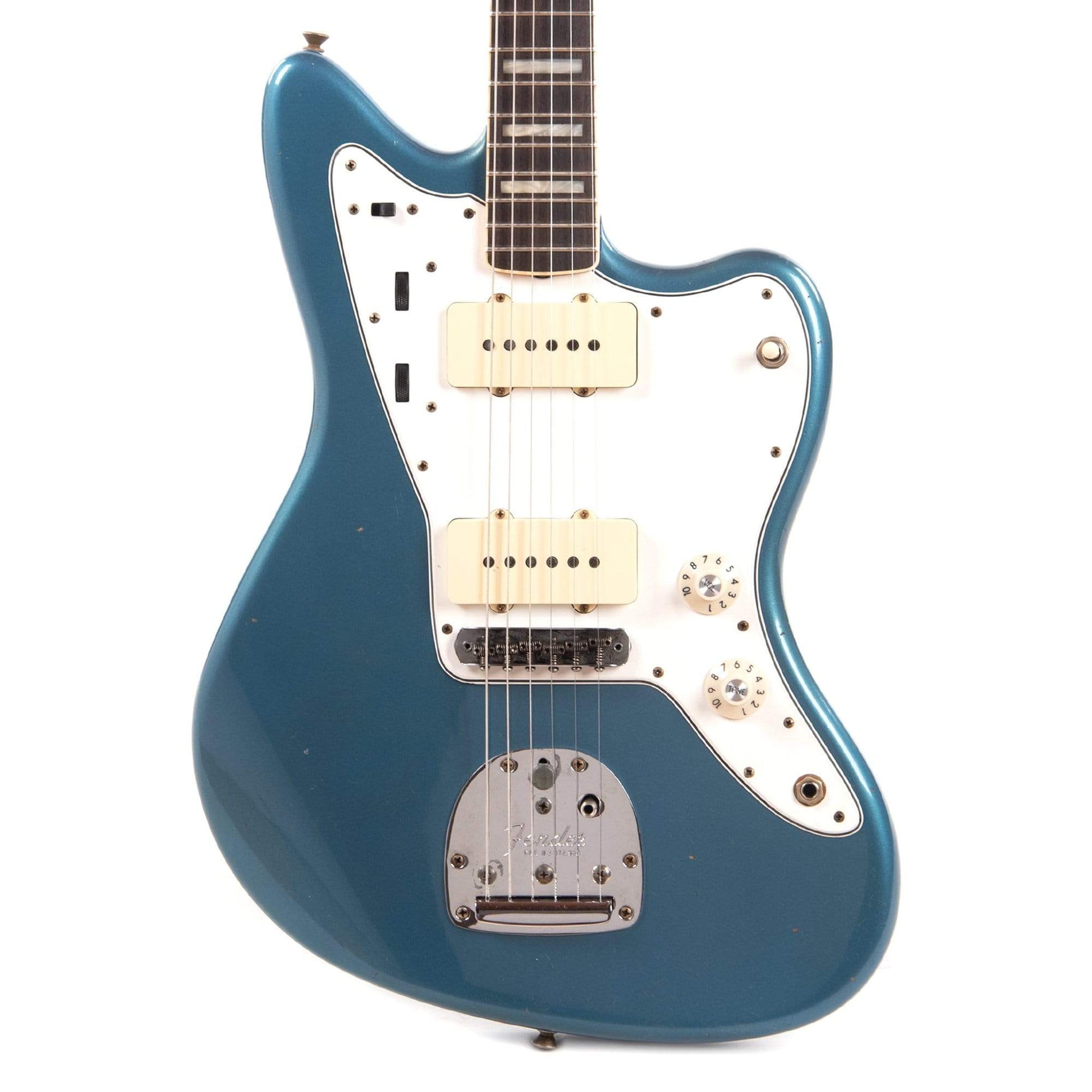 Fender Custom Shop 1966 Jazzmaster "Chicago Special" Journeyman Relic Aged Lake Placid Blue w/Painted Headcap Electric Guitars / Solid Body