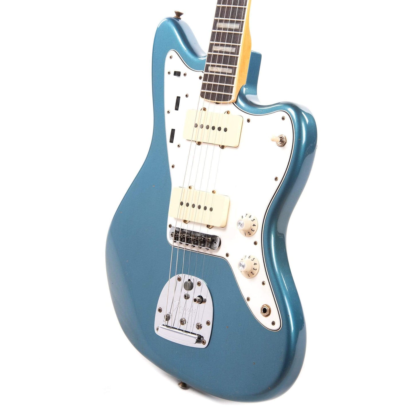 Fender Custom Shop 1966 Jazzmaster "Chicago Special" Journeyman Relic Aged Lake Placid Blue w/Painted Headcap Electric Guitars / Solid Body