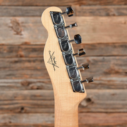 Fender Custom Shop 1968 Telecaster "Chicago Special" Deluxe Closet Classic Aged Black over Blue Flower Electric Guitars / Solid Body