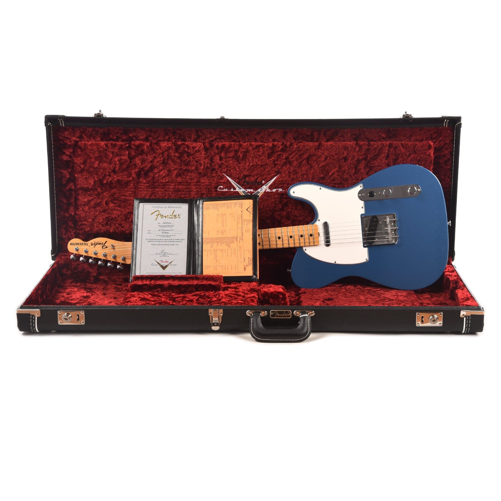 Fender Custom Shop 1968 Telecaster "Chicago Special" Deluxe Closet Classic Aged Lake Placid Blue over Pink Paisley Electric Guitars / Solid Body