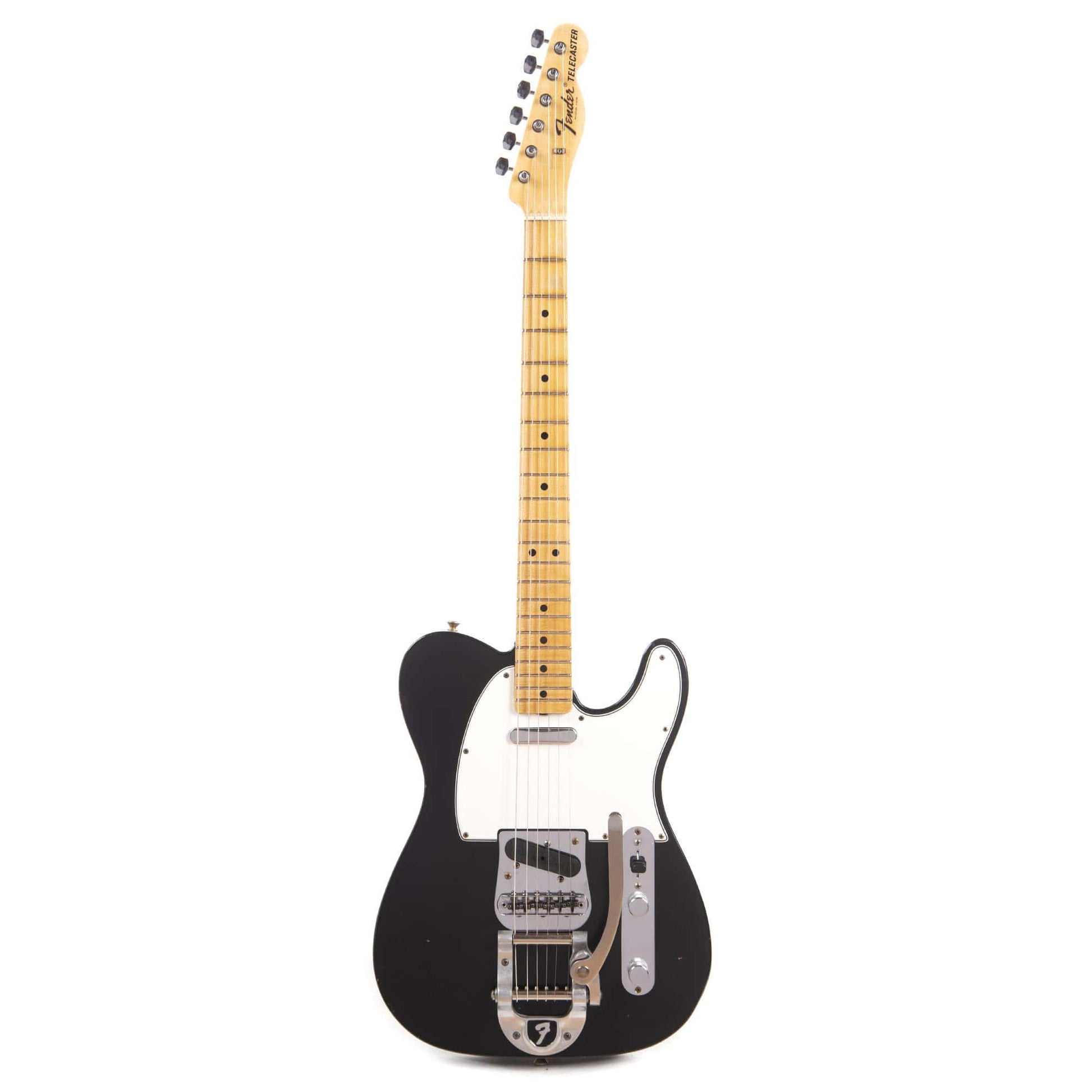 Fender Custom Shop 1968 Telecaster "Chicago Special" Journeyman Relic Faded/Aged Black w/Bigsby Electric Guitars / Solid Body