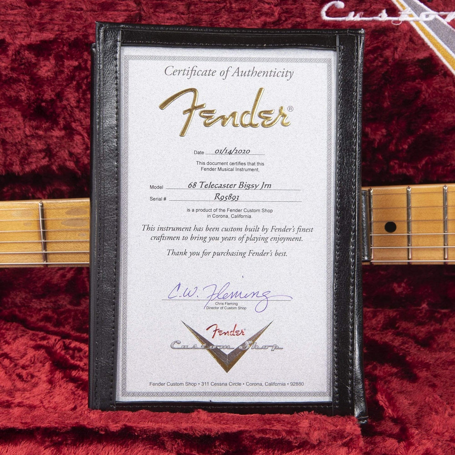 Fender Custom Shop 1968 Telecaster "Chicago Special" Journeyman Relic Faded/Aged Black w/Bigsby Electric Guitars / Solid Body