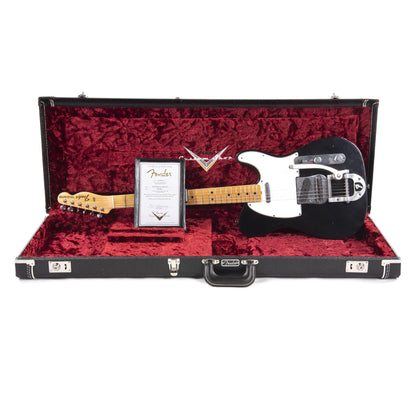 Fender Custom Shop 1968 Telecaster "Chicago Special" Journeyman Relic Faded/Aged Black w/Bigsby Electric Guitars / Solid Body