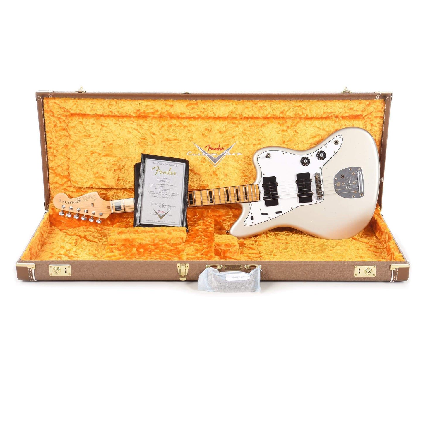 Fender Custom Shop 1970 Jazzmaster "Chicago Special" Journeyman Relic Aged Inca Silver w/3-Ply White Pickguard Electric Guitars / Solid Body