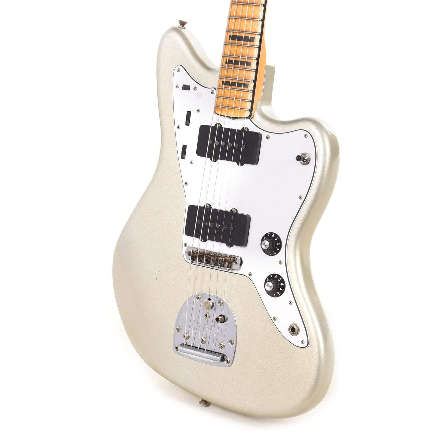 Fender Custom Shop 1970 Jazzmaster "Chicago Special" Journeyman Relic Aged Inca Silver w/3-Ply White Pickguard Electric Guitars / Solid Body