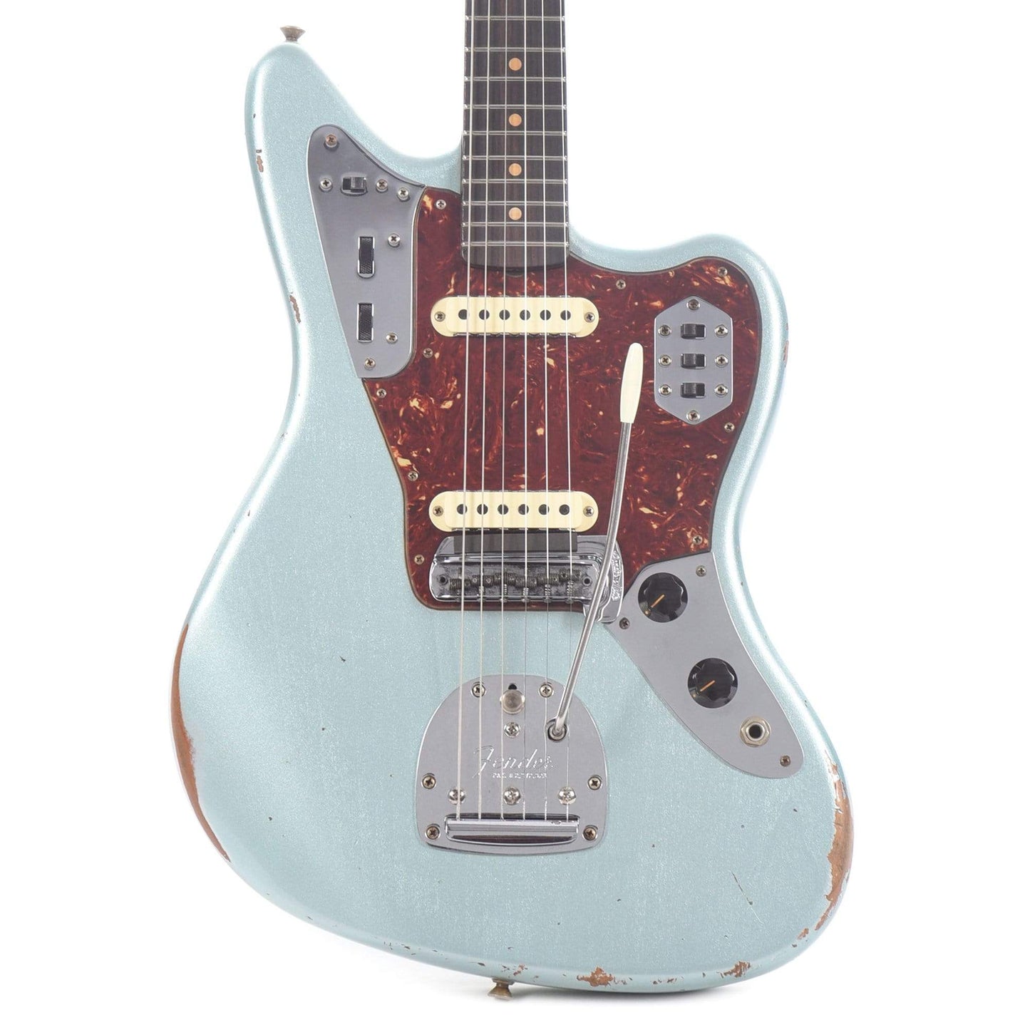 Fender Custom Shop 2020 Limited Edition 1962 Roasted Jaguar Relic Aged Firemist Silver Electric Guitars / Solid Body