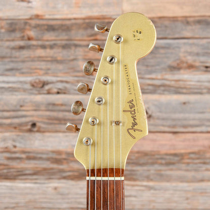 Fender Custom Shop 50th Anniversary 1960 Stratocaster Relic Aztec Gold 2004 Electric Guitars / Solid Body