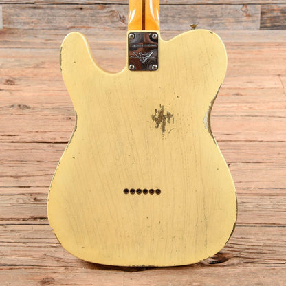 Fender Custom Shop '52 HS Telecaster Relic Faded Nocaster Blonde 2020 Electric Guitars / Solid Body