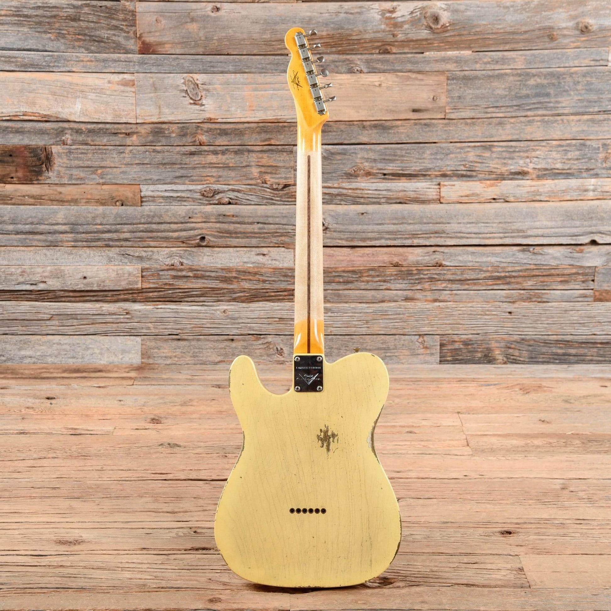 Fender Custom Shop '52 HS Telecaster Relic Faded Nocaster Blonde 2020 Electric Guitars / Solid Body