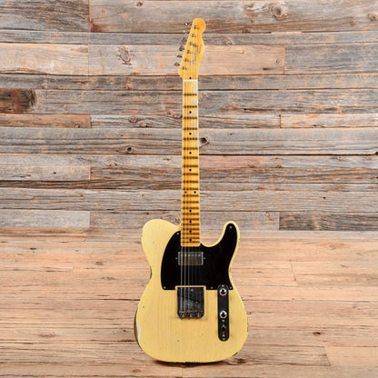 Fender Custom Shop '52 HS Telecaster Relic Faded Nocaster Blonde 2020 Electric Guitars / Solid Body