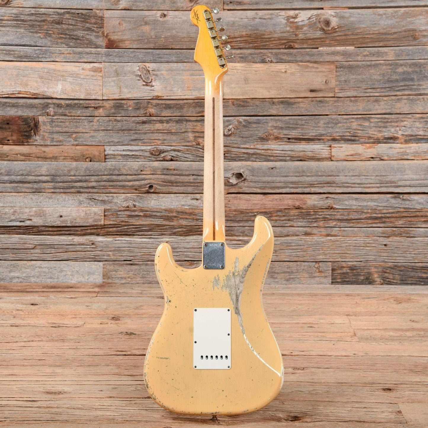 Fender Custom Shop '56 Stratocaster Heavy Relic Nocaster Blonde 2014 Electric Guitars / Solid Body