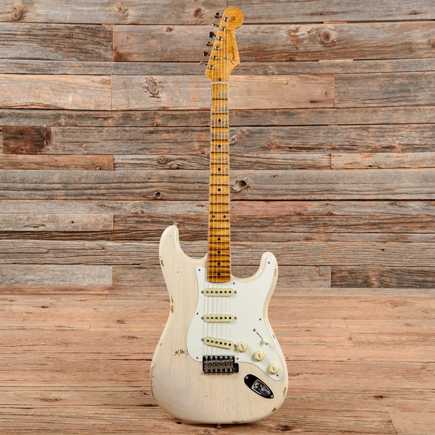 Fender Custom Shop '56 Stratocaster Relic Aged White Blonde 2019 Electric Guitars / Solid Body