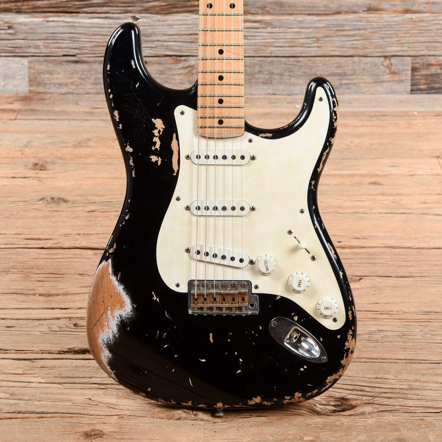 Fender Custom Shop '57 Stratocaster Heavy Relic Black 2007 Electric Guitars / Solid Body