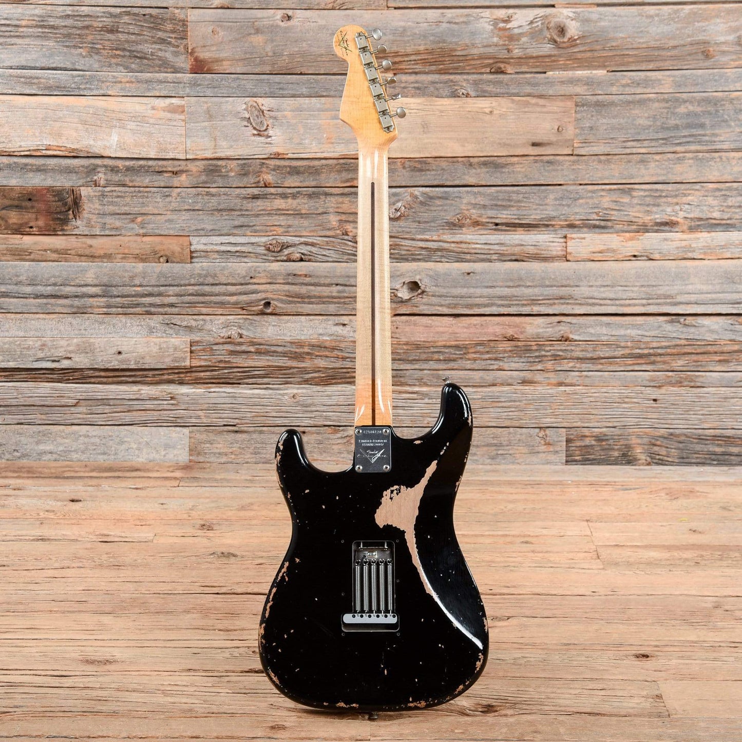 Fender Custom Shop '57 Stratocaster Heavy Relic Black 2007 Electric Guitars / Solid Body