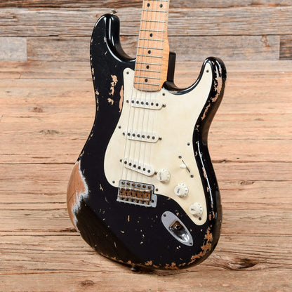 Fender Custom Shop '57 Stratocaster Heavy Relic Black 2007 Electric Guitars / Solid Body