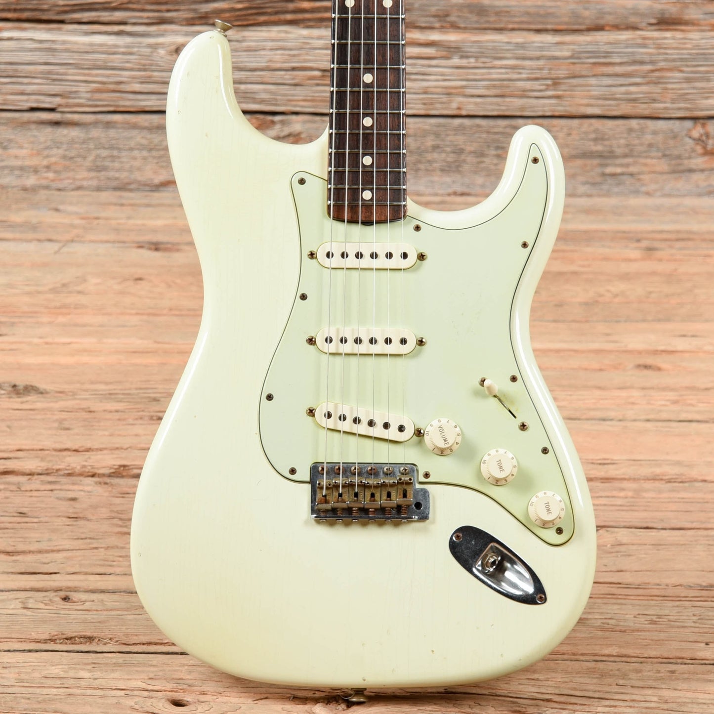 Fender Custom Shop '60 Stratocaster Relic Olympic White 2012 Electric Guitars / Solid Body