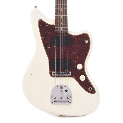 Fender Custom Shop '60s Jazzmaster "Chicago Special" Journeyman Relic Aged Olympic White w/Roasted Neck & Painted Headcap Electric Guitars / Solid Body