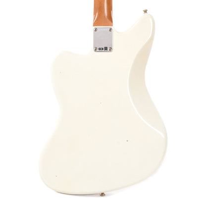 Fender Custom Shop '60s Jazzmaster "Chicago Special" Journeyman Relic Aged Olympic White w/Roasted Neck & Painted Headcap Electric Guitars / Solid Body