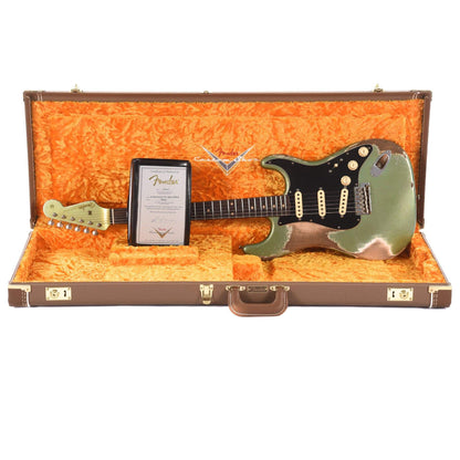 Fender Custom Shop 60s Stratocaster Heavy Relic Sage Green Metallic Master Built By Kyle McMillin Electric Guitars / Solid Body