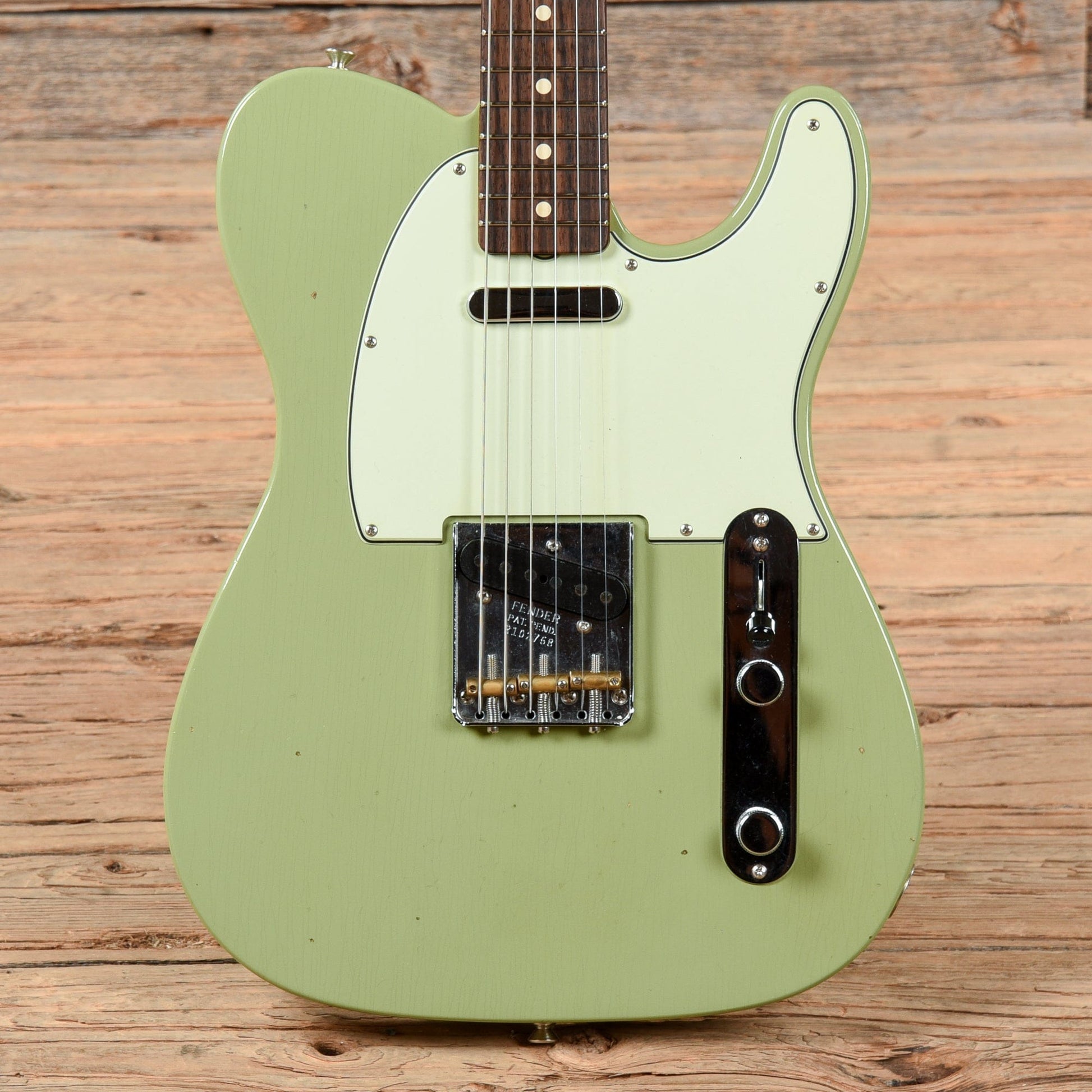 Fender Custom Shop '61 Telecaster "Chicago Special" Journeyman Relic Faded/Aged Sweet Pea Green Electric Guitars / Solid Body