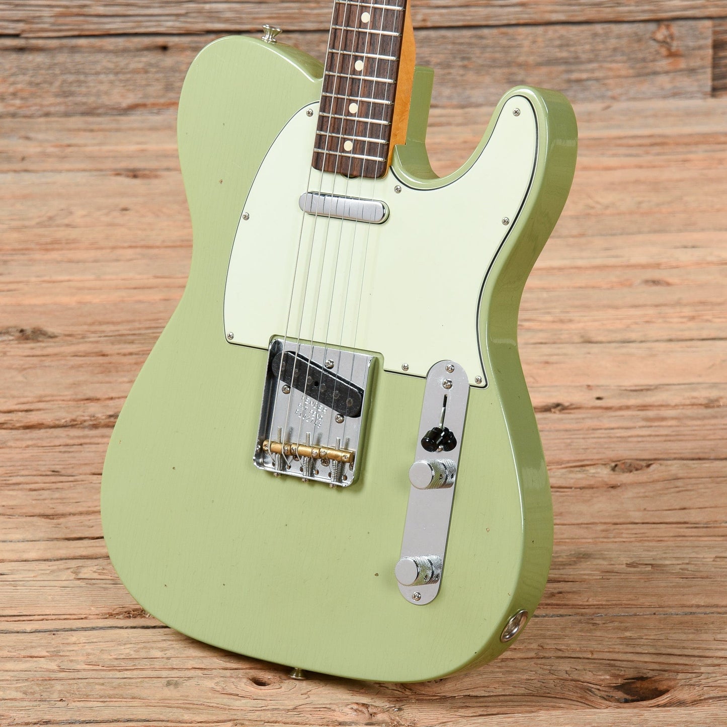 Fender Custom Shop '61 Telecaster "Chicago Special" Journeyman Relic Faded/Aged Sweet Pea Green Electric Guitars / Solid Body