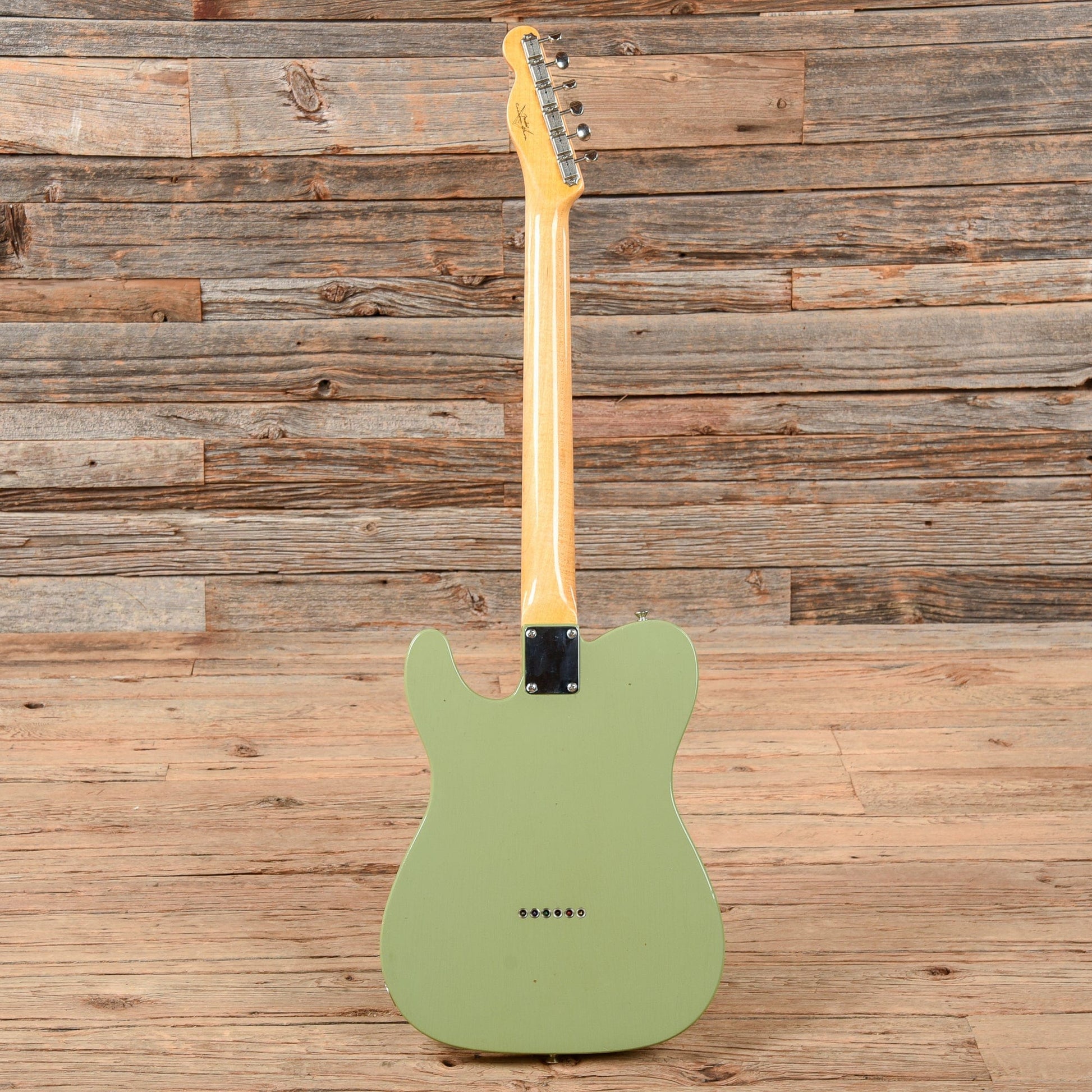 Fender Custom Shop '61 Telecaster "Chicago Special" Journeyman Relic Faded/Aged Sweet Pea Green Electric Guitars / Solid Body