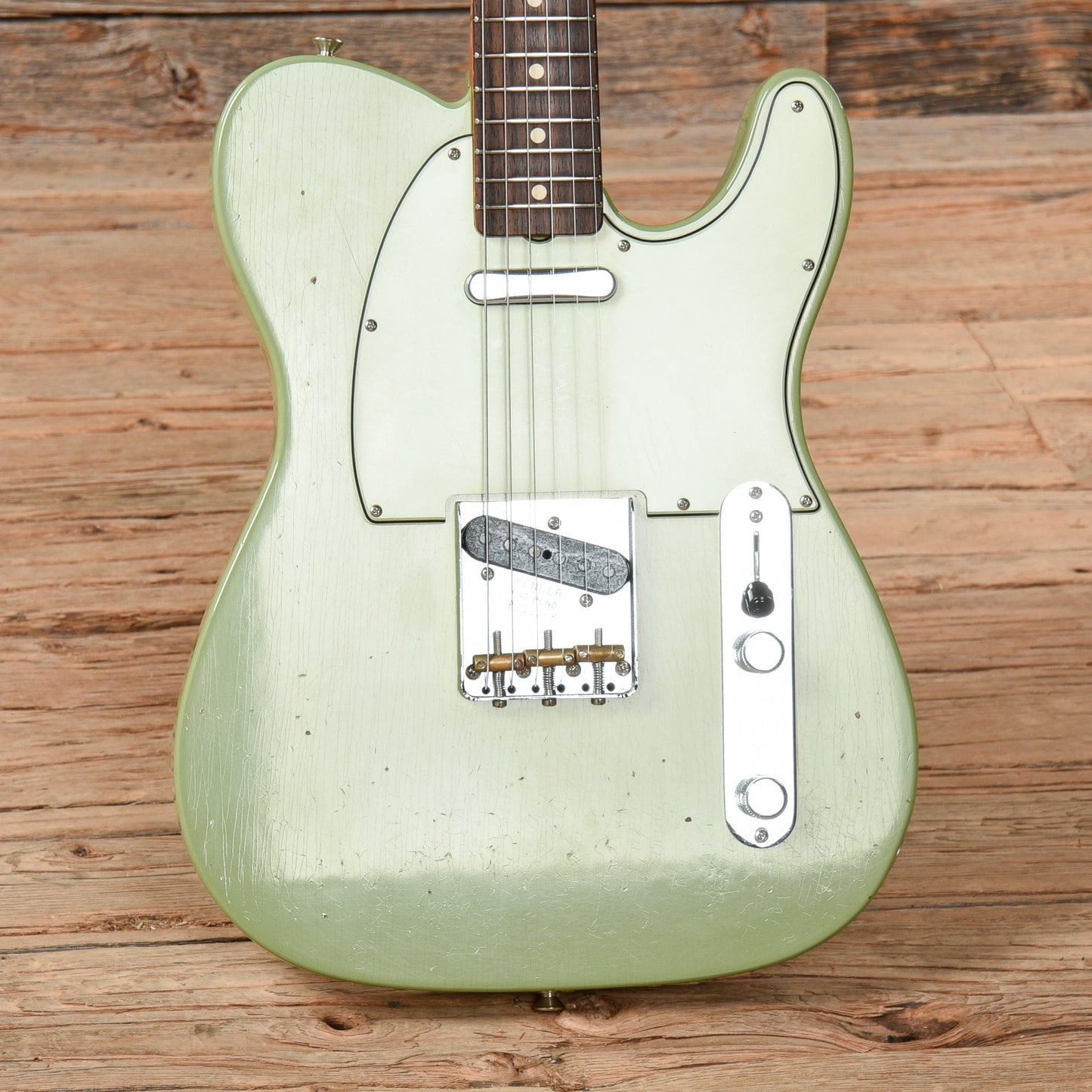 Fender Custom Shop '61 Telecaster "Chicago Special" Journeyman Relic Faded/Aged Sweet Pea Green Electric Guitars / Solid Body