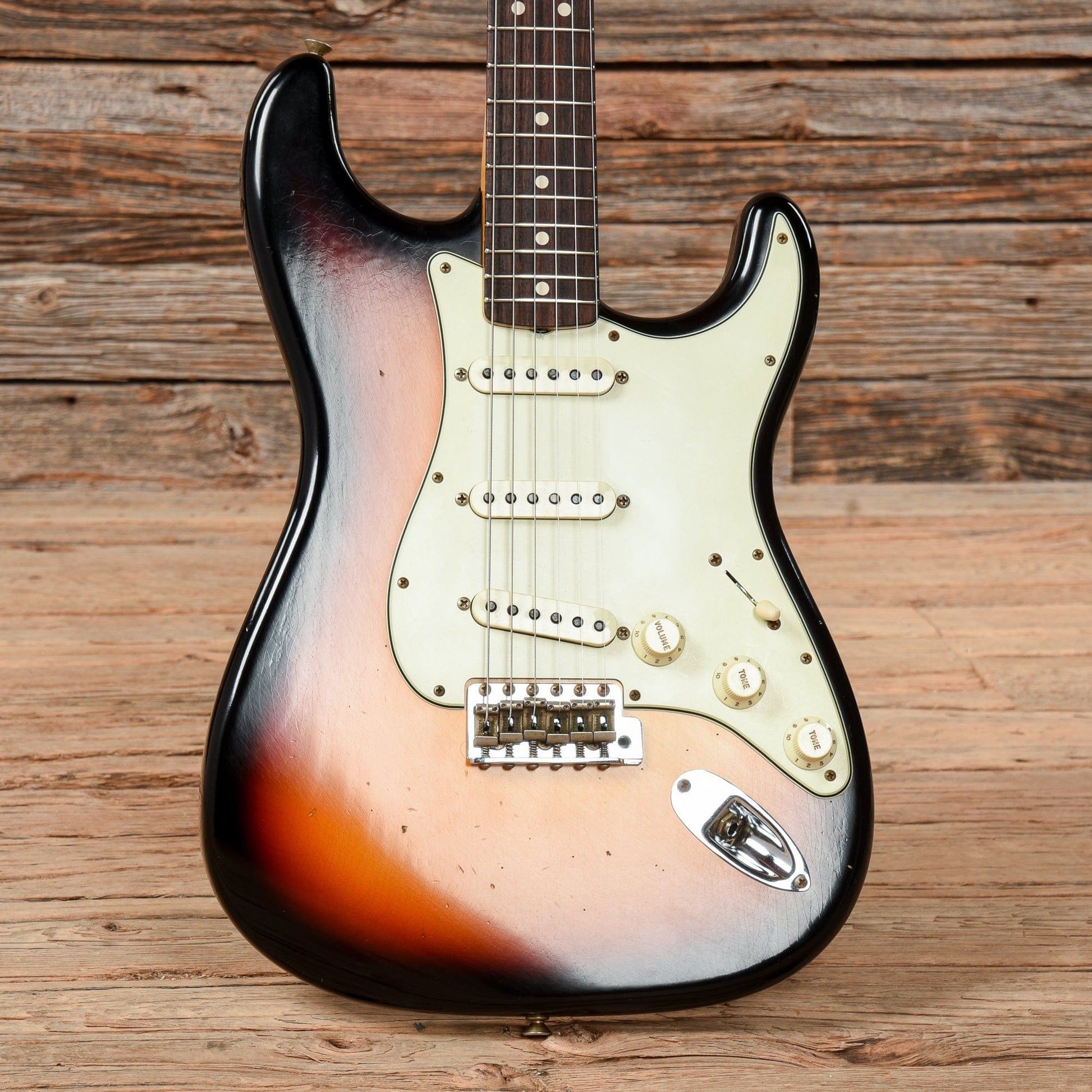 Fender Custom Shop '63 Stratocaster Journeyman Relic Sunburst 2022 Electric Guitars / Solid Body