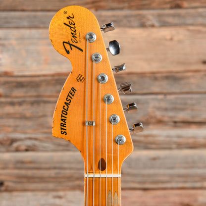 Fender Custom Shop '69 Stratocaster Heavy Relic w/ Reverse Headstock Yellow Heavy Relic 2016 Electric Guitars / Solid Body