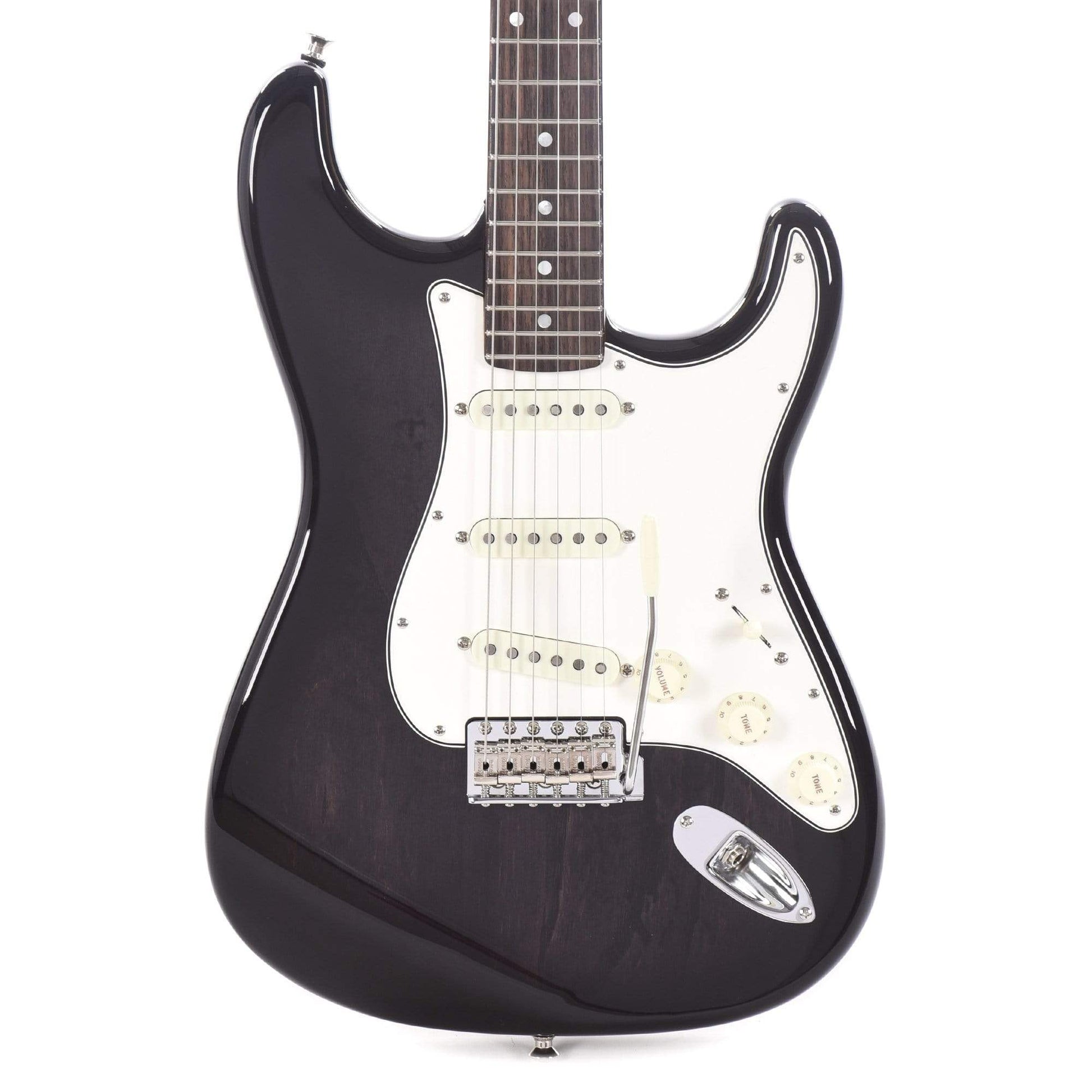 Fender Custom Shop American Custom Stratocaster Ebony Transparent Electric Guitars / Solid Body