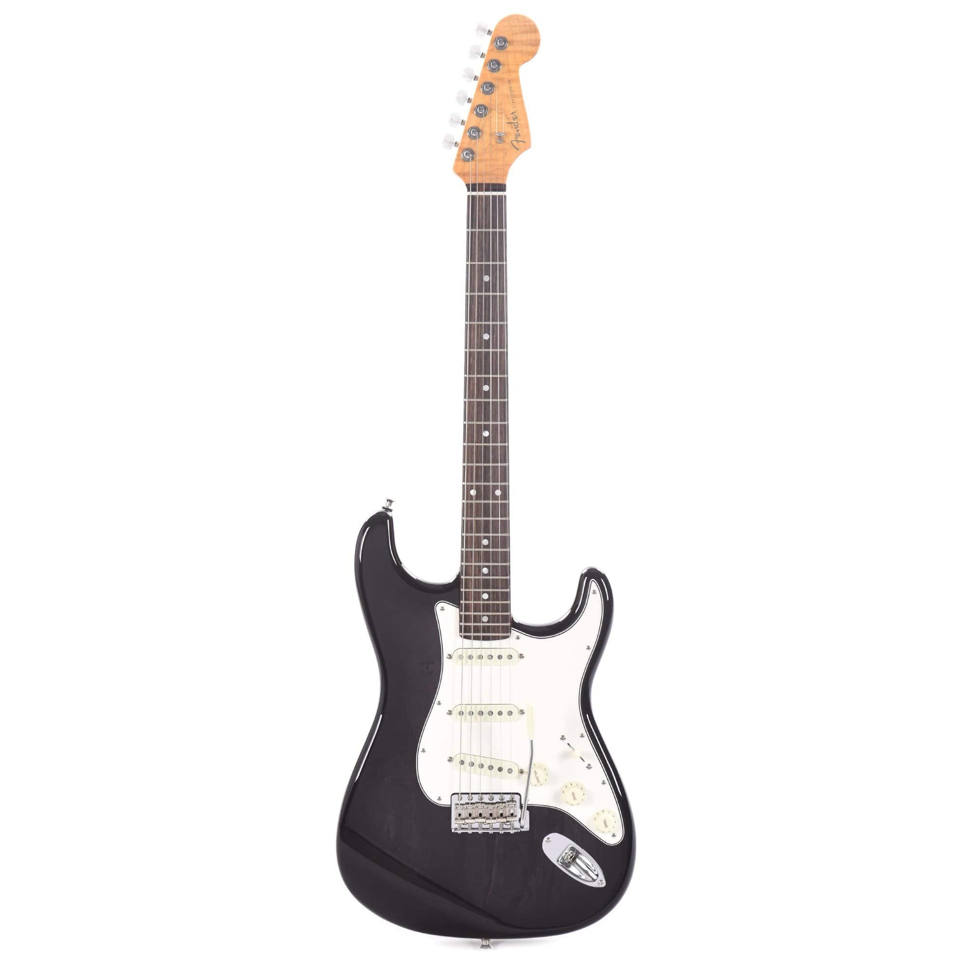 Fender Custom Shop American Custom Stratocaster Ebony Transparent Electric Guitars / Solid Body