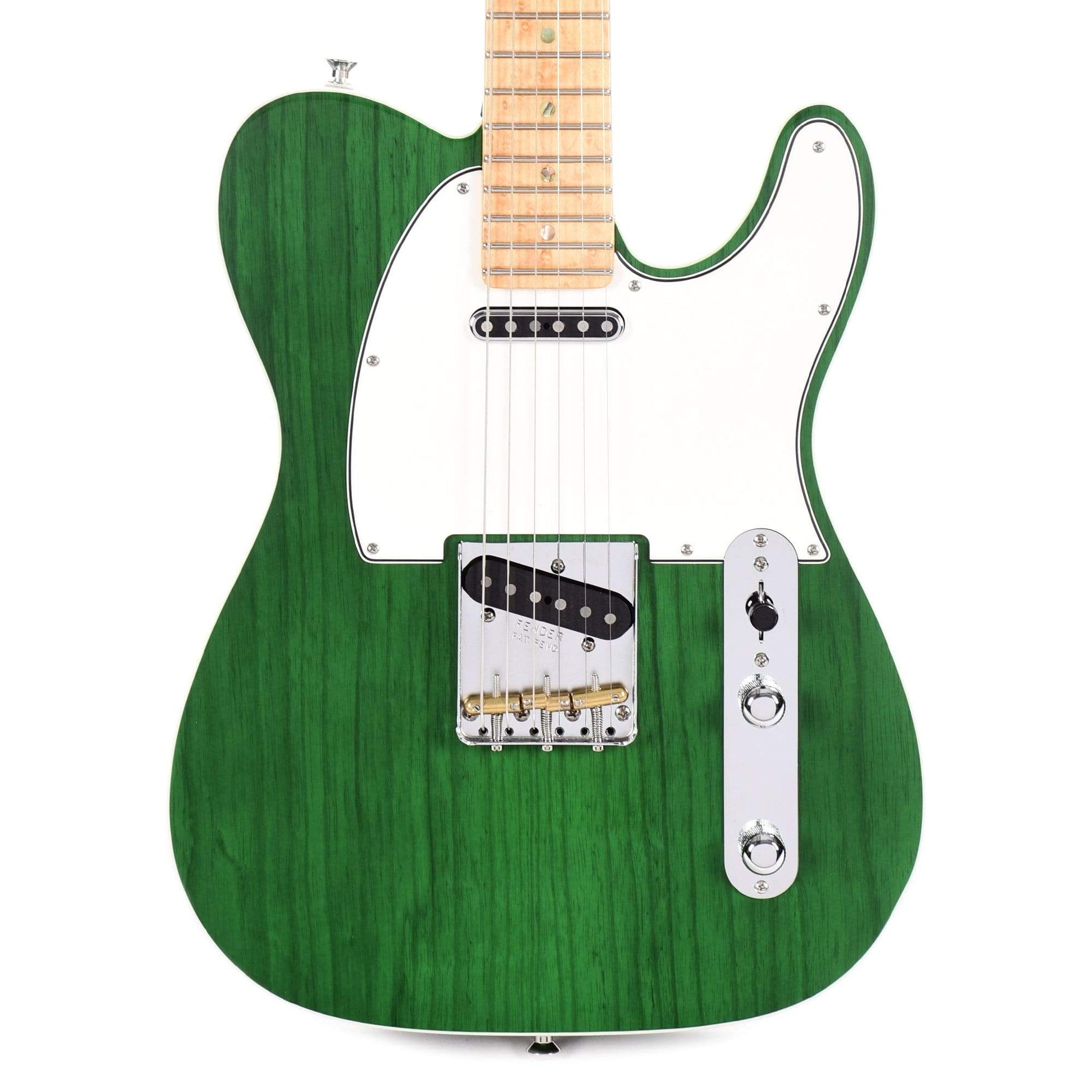 Fender Custom Shop American Custom Telecaster Emerald Green Transparent Electric Guitars / Solid Body