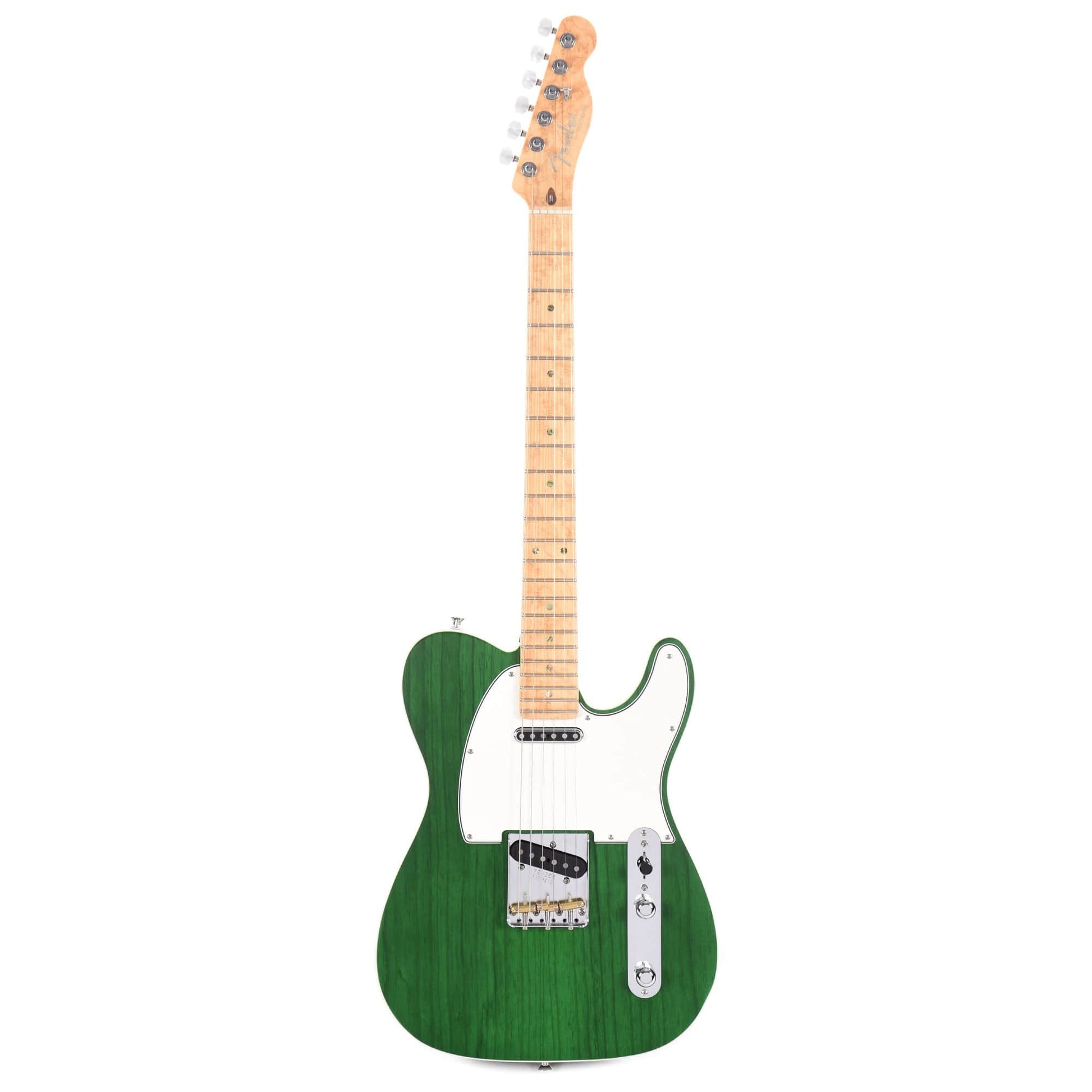 Fender Custom Shop American Custom Telecaster Emerald Green Transparent Electric Guitars / Solid Body